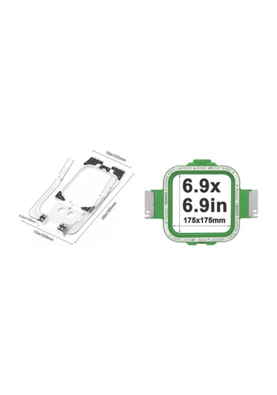Mıknatıslı Kasnak Nakış Hazırlama Fikstürü Maggie Frame 175x175