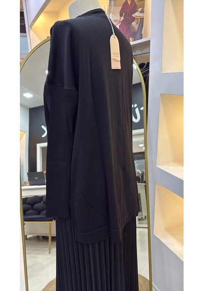 Nuss Triko Tunik Siyah 116