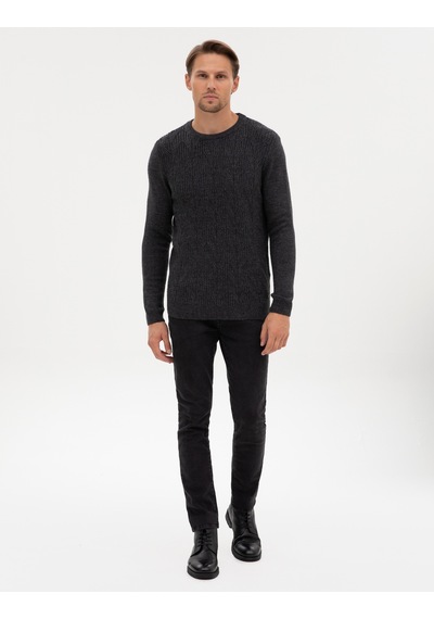 Pierre Cardin Erkek Antrasit Melanj Kazak /triko 50315721-vr081 Antrasit Melanj