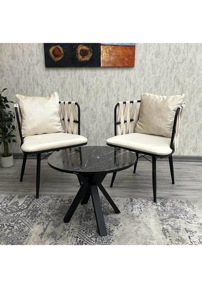 Balkon,teras,kafe,çay Seti İkili Takım Gözde Çay Seti Takımı Siyah Krem Siyah Krem Balkon,teras,kafe,çay Seti İkili Takım Gözde Çay Seti Takımı Siyah Krem Siyah Krem