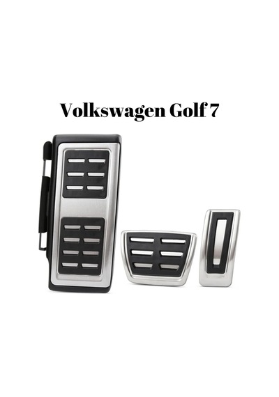 Volkswagen Golf 7 2012 2013 2014 2015 2016 2017 2018 2019 İle Uyumlu 3'lü A Kalite Otomatik Pedal Seti