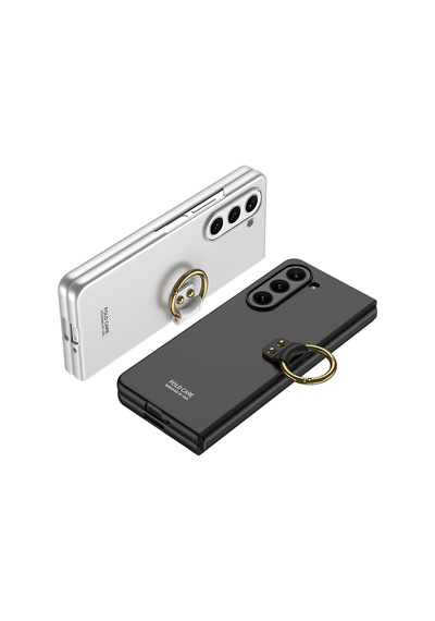 Galaxy Z Flip 5 Kılıf Kıpta Yüzüklü Flip Sert Kapak