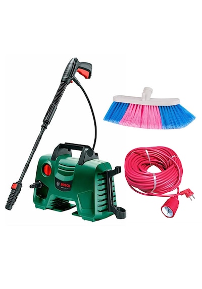 Bosch Easyaquatak 100ll Yüksek Basınçlı Yıkama + Evakat 3 2,5 Uzatma Kablosu 10 MT + Oto Fırçası