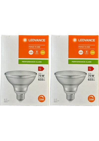 Osram Ledvance 10w 75w 2700k Sarı Işık Par30 E27 Duylu Dim Edilebilir Led Spot 2 Adet