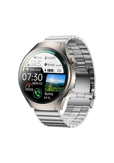 Zeitwatch X6 Uyku Şeker Tansiyon Takibi 54 Mm Akıllı Saat (Distribütör Garantili) Silver