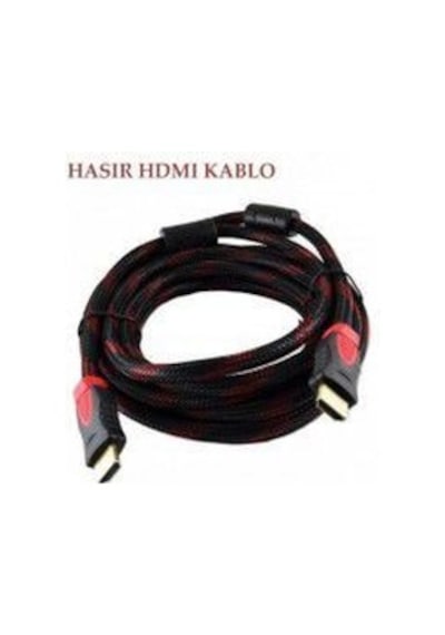 10 Metre Çelik Örgülü 3D Standart Hdmi Kablo