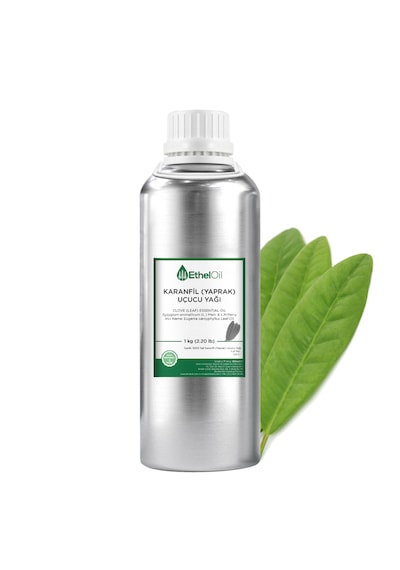 Karanfil Yaprak Uçucu Yağı Clove Leaf Essential Oil - 1 Kg - Saf Ve Doğal Uçucu Yağ 1 KG