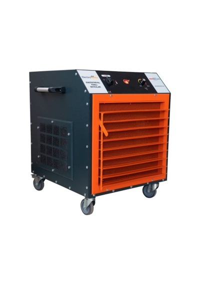 Electrokonfor Pro 40.000w Trifaze Elektrikli Fanlı Isıtıcı 20000w / 40000w Siyah