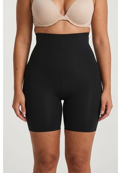 Fit Women Bel ı Lazer Kesim Paçalı Korse 4401 Siyah