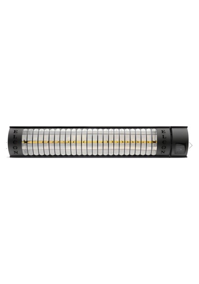Cw-2000 2000 W Ip65 Uzaktan Kumandalı Karbon Infrared Isıtıcı Siyah