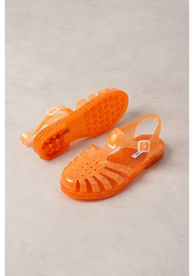 Wolkshoes Ruby Şefaf Kadın Sandalet Turuncu