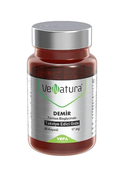 Venatura Demir Bisglisinat 17Mg 90 Kapsül
