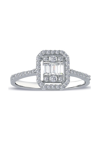 Lova 0,45 Karat Baget Pırlanta Yüzük - 1020400