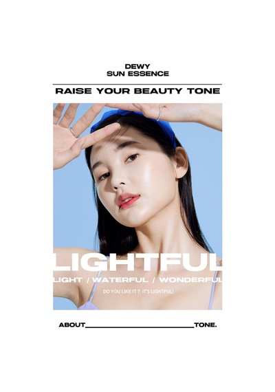 About Tone Su Bazlı Aydınlık Görünüme Sahip Vegan Güneş Esansı ABOUT TONE Lightful Dewy Sun Essence