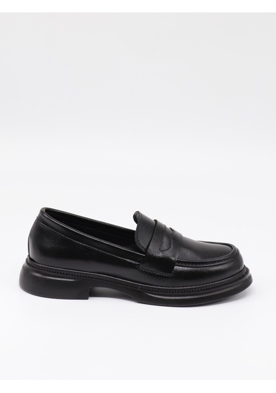 Nesilshoes Nesil Shoes Dvm 2530 Siyah Maskulen Kadın Loafer