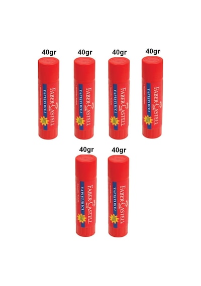 Faber Castel 40 Gram Stick Yapıştırıcı Büyük Boy 6 Adet