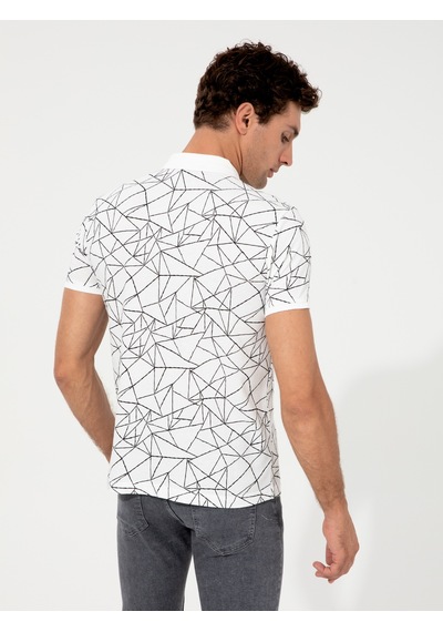Ekru Polo Yaka T-shirt 15469610