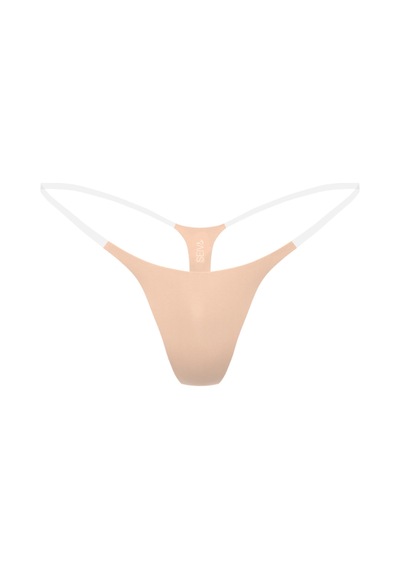 Seivs String Dikişsiz İz Yapmayan Lazer Kesim Kaymaz Tanga Nude