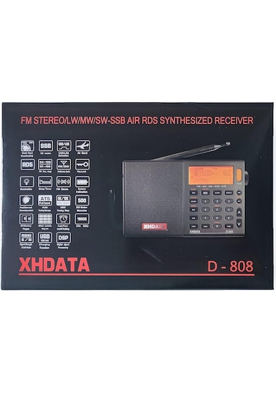 Xhdata D-808 Taşınabilir LCD Ekranlı Dijital Radyo Xhdata D-808 Taşınabilir LCD Ekranlı Dijital Radyo
