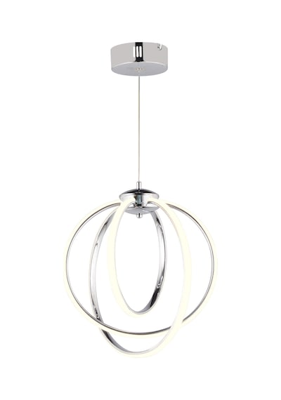 Ld 066 Model Krom 3 Renkli Koridor Ve Mutfak İçin İdeal Alüminyum Avize, 40x70 Krom