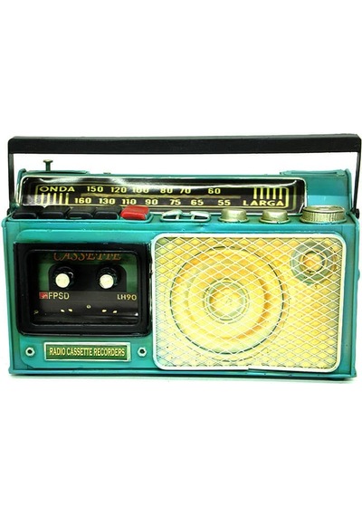 Dekoratif Metal Radyo Kumbara C0313