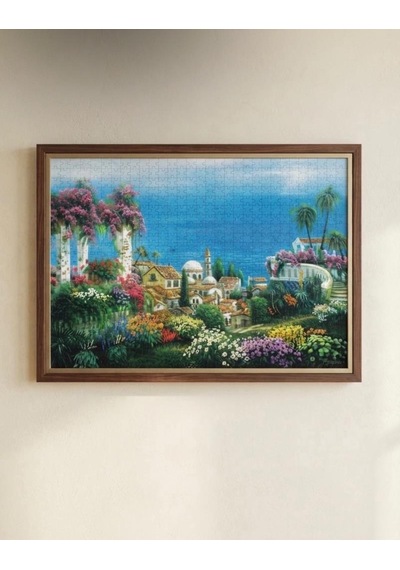 Taş Sokak Ve Sahil Köyü İkili Set - 1000 + 500 Parça İkili Puzzle Seti