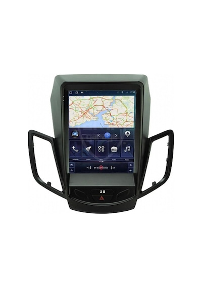 Ford Fiesta Tesla 2009-2018 -9.7'' Android Gerçek 4+64 Gb Ram/4çekirdek 1.6ghz/bt-carplay 9"