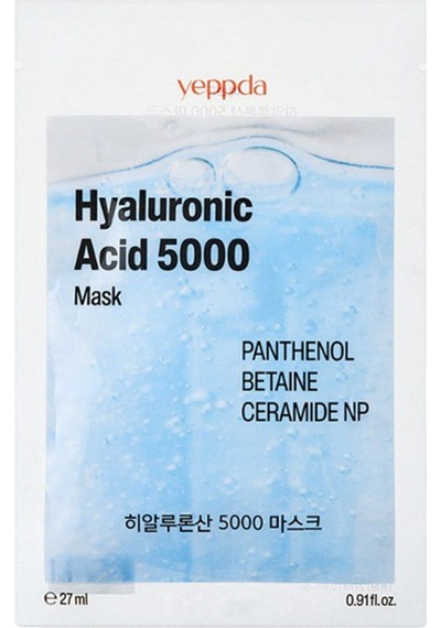 Yeppda hyalüronik asit içeren yoğun ne MLendirici kağıt maske Yeppda hyaluronic acid mask 27 ML