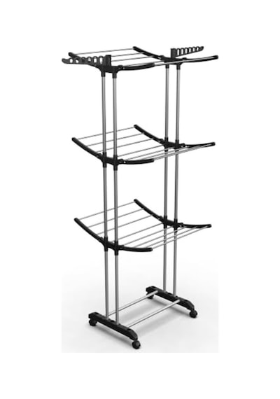 3 Katlı Kurutmalık, Çamaşır Kurutma Teli İle Kullanışlı Ve Pratik 40 x 19