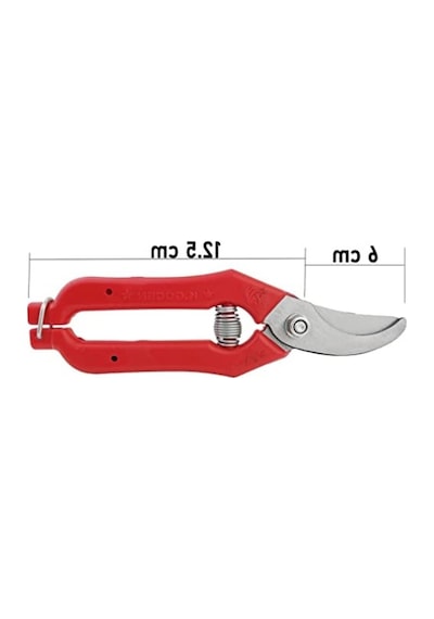 Eğri Uçlu Narenciye Budama Makası, 18.5 Cm Kırmızı Renk Seçeneği