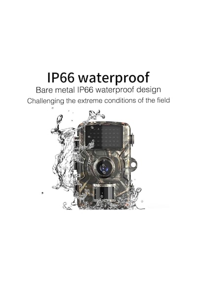 Fotokapan Kamera 16mp Full Hd 1080p Gece Görüşlü 2 Inç Lcd Ekran Su Geçirmez Avcı Doğa Kamerası Diğer