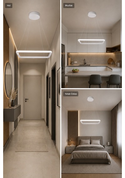 Diva Led Sarkıt Avize Beyaz Işık