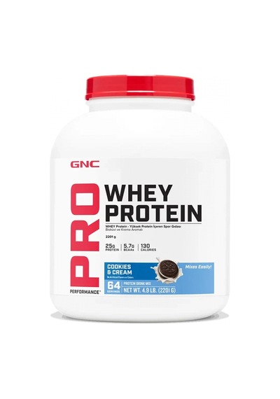 Gnc Pro Whey Protein 2201 G 64 Servis Bisküvi Kreması