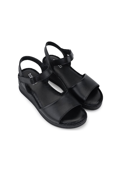 Tamer Tanca Kadın Hakiki Deri Siyah Deri Comfort Sandalet 1107 108 Bn Sndlt Y25 Sıyah Dr Siyah Tamer Tanca Kadın Hakiki Deri Siyah Deri Comfort Sandalet 1107 108 Bn Sndlt Y25 Sıyah Dr Siyah