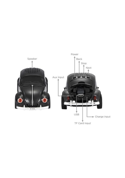 Torima D-49 Araba Voswos Retro Tasarım Bluetooth Hoparlör