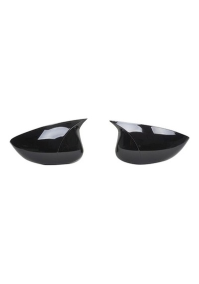 ŞüsCarOto Ford Fiesta 2008-2017 Batman Yarasa Ayna Kapağı Piano Black ABS Plastik (00)