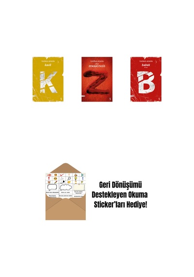 Kavil + Zito İ Epanastasis - Yaşasın İsyan + Babek + Okuma Sticker'ları