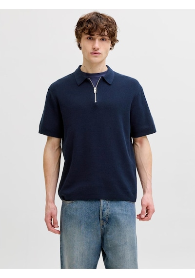 Jack & Jones Max Erkek Lacivert Polo Tişört 12288544-nb Lacivert