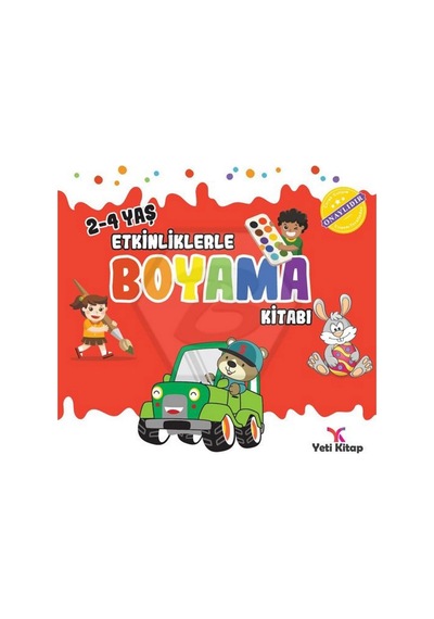 Etkinliklerle Boyama Kitabı 2-4 Yaş