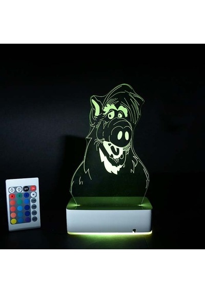 Özel Tasarım Alf 3D Led Lamba