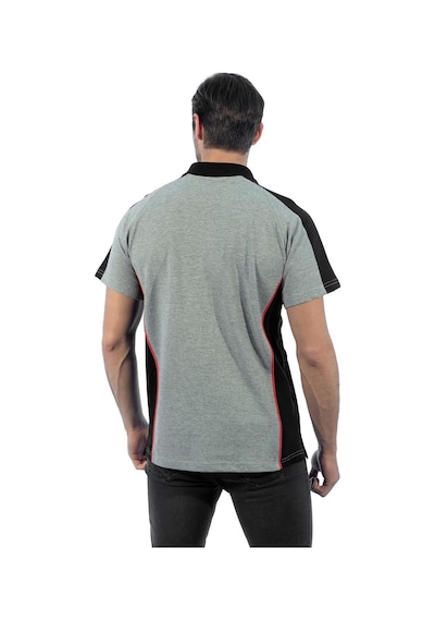 Şensel, Polo Yaka Tişört, Gri-Siyah -136E1482- Tshirt, T-Shirt