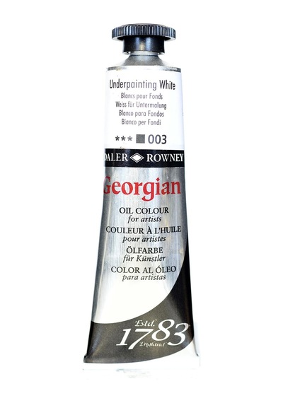 Georgıan 38 ML Yağlı Boya 003 Underpainting White