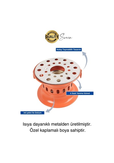 Özel Üretim Jel Yakıtlı Isıtıcı Osmanlı Ocağı Ev İş Yazlık Piknik Kamp Tipi Kolay Taşınabilir Ocak Diğer Çok Renkli