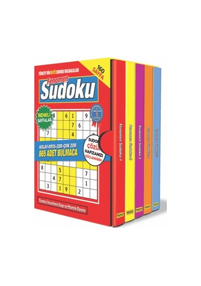Fenomen Sudoku Bulmaca Seti - 5 Kitap Diğer