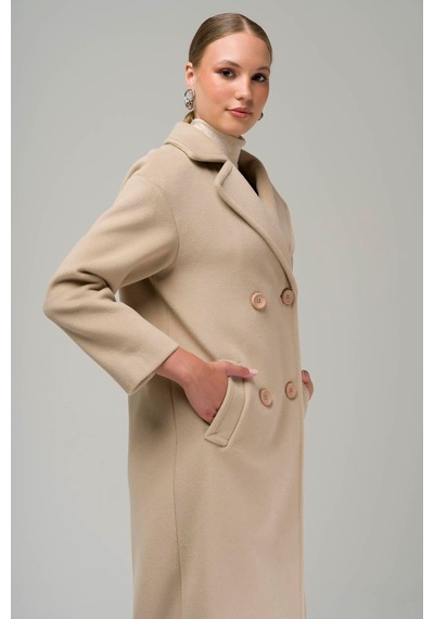 Olcay Kruvaze Ara Boy Oversize Kaban Bej 3860-y