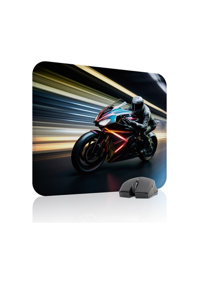 Motorsiklet Kaymaz Dikişli Kauçuk Oyuncu Mousepad V2 - 48x40 Xl Gaming Mouse Pad Fare Altlığı
