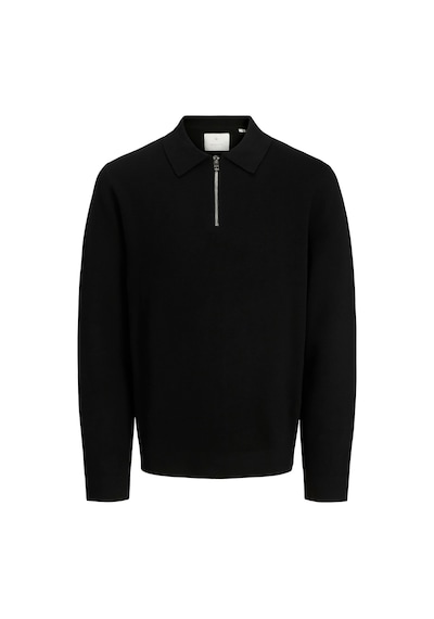 Jack & Jones Milano Stitch Erkek Siyah Sweatshirt 12281743-b Siyah