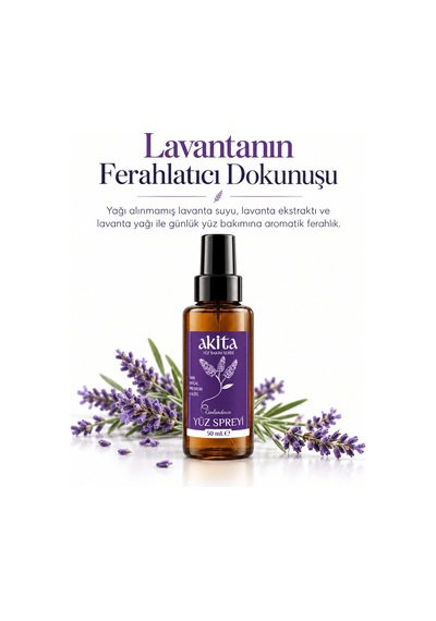 Akita Lavanta Yüz Spreyi 50ml