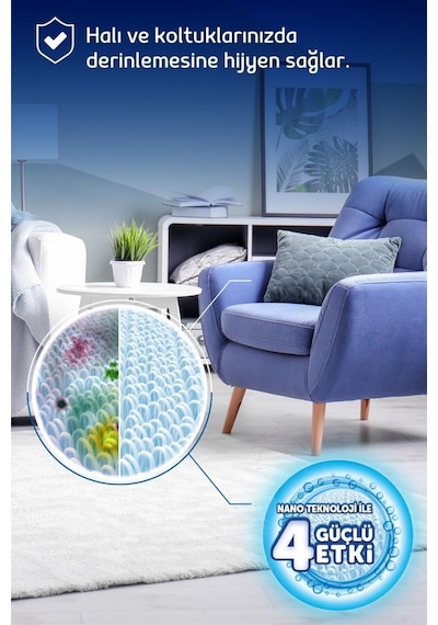 Fakir Halı Ve Koltuk Şampuanı Lavanta Kokulu Makine X 3 3'lü Set