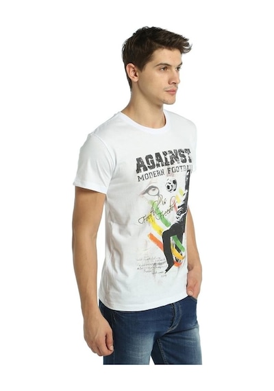 Bant Giyim - Bob Marley Beyaz Erkek T-Shirt Tişört